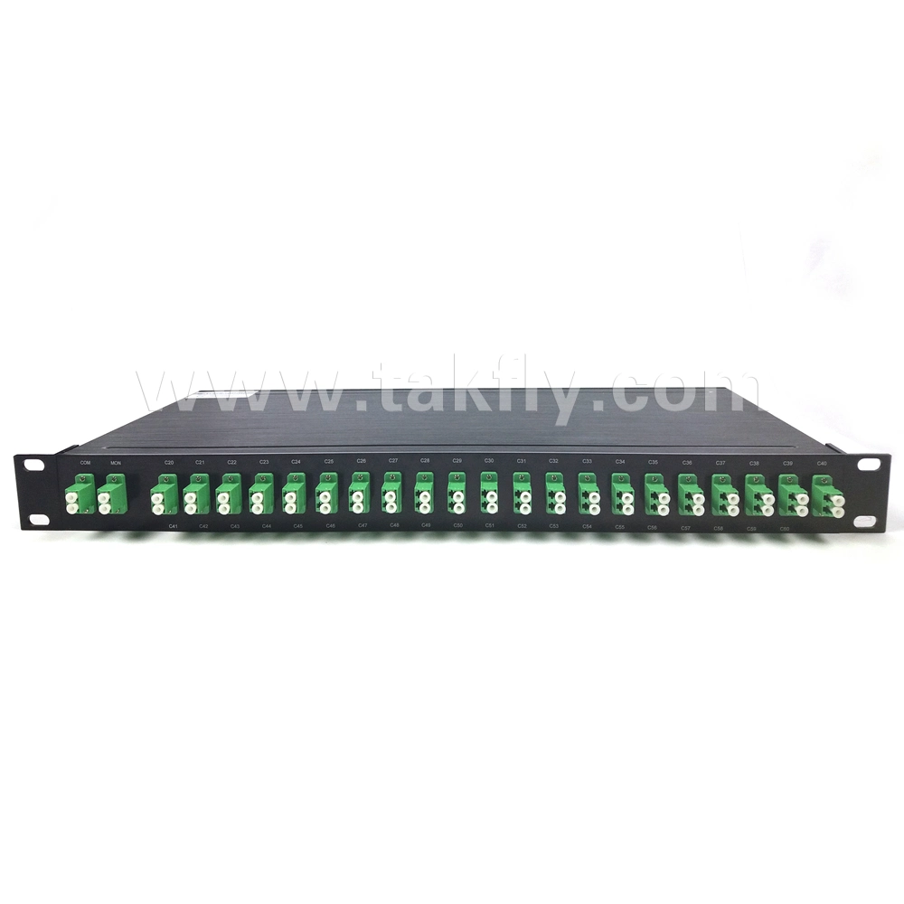 40CH 100g Fixed Rack Mount Type Fiber Optic CWDM DWDM