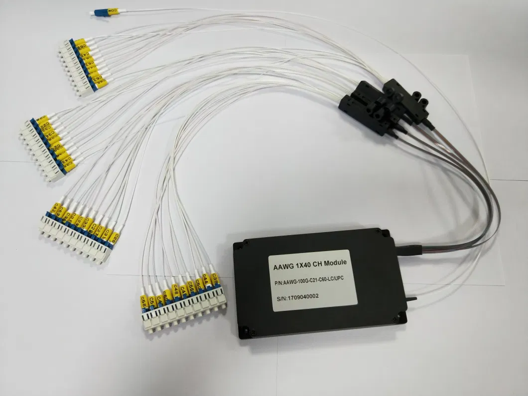 Passive Fwdm CWDM Tff/AWG DWDM Mux Demux Manufacturer