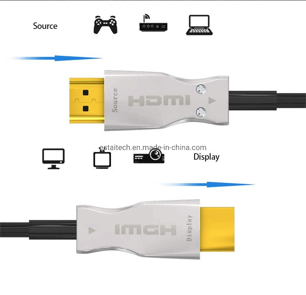 HDMI 2.1 Active Optical Cable 8K HDMI 2.1 Optical Fiber Aoc Optical HDMI 8K