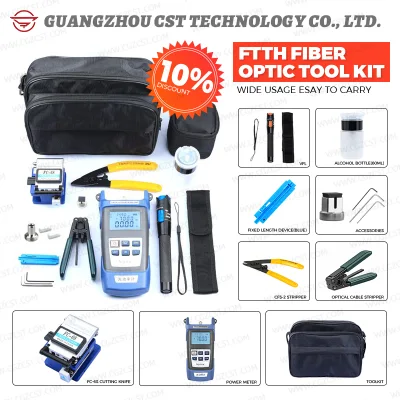 Factory Price Fiber Optic Tool Kit Testing Equipment for FTTH Solution F