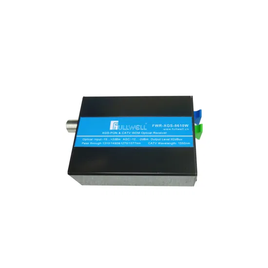 Factory Price FTTH AGC Lower Receiving Power Pon Wdm Optical TV Receiver with Metal Shall/Housing